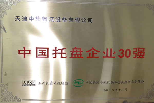 中國(guó)托盤企業(yè)30強(qiáng)